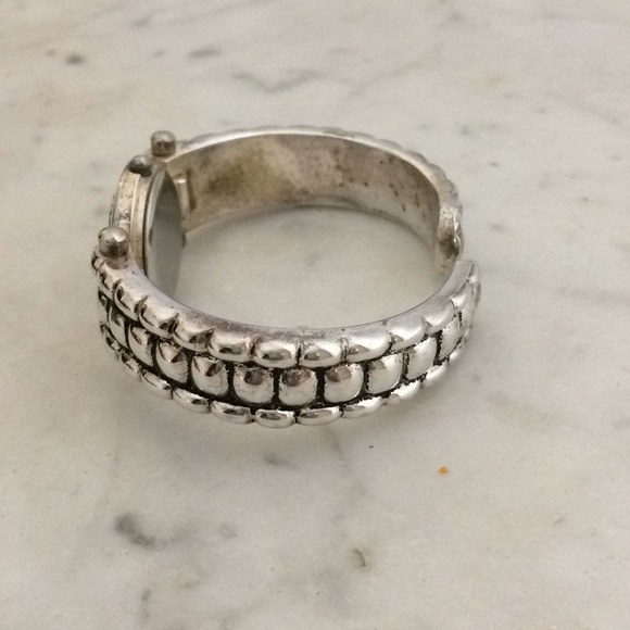 Cuff Bracelet Watch w/ Hinge - Picture 2 of 3